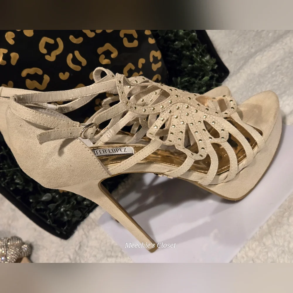Jennifer Lopez Platform Heels Size 7.5